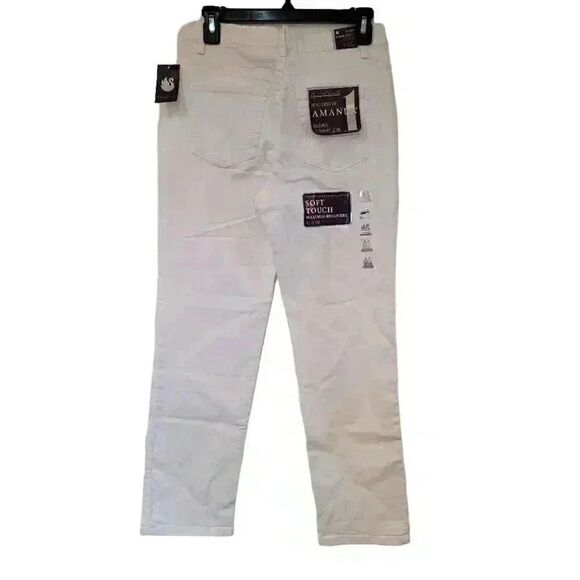 Gloria Vanderbilt Women's Amanda White Cotton/Spandex Jeans NEW - Picture 5 of 11